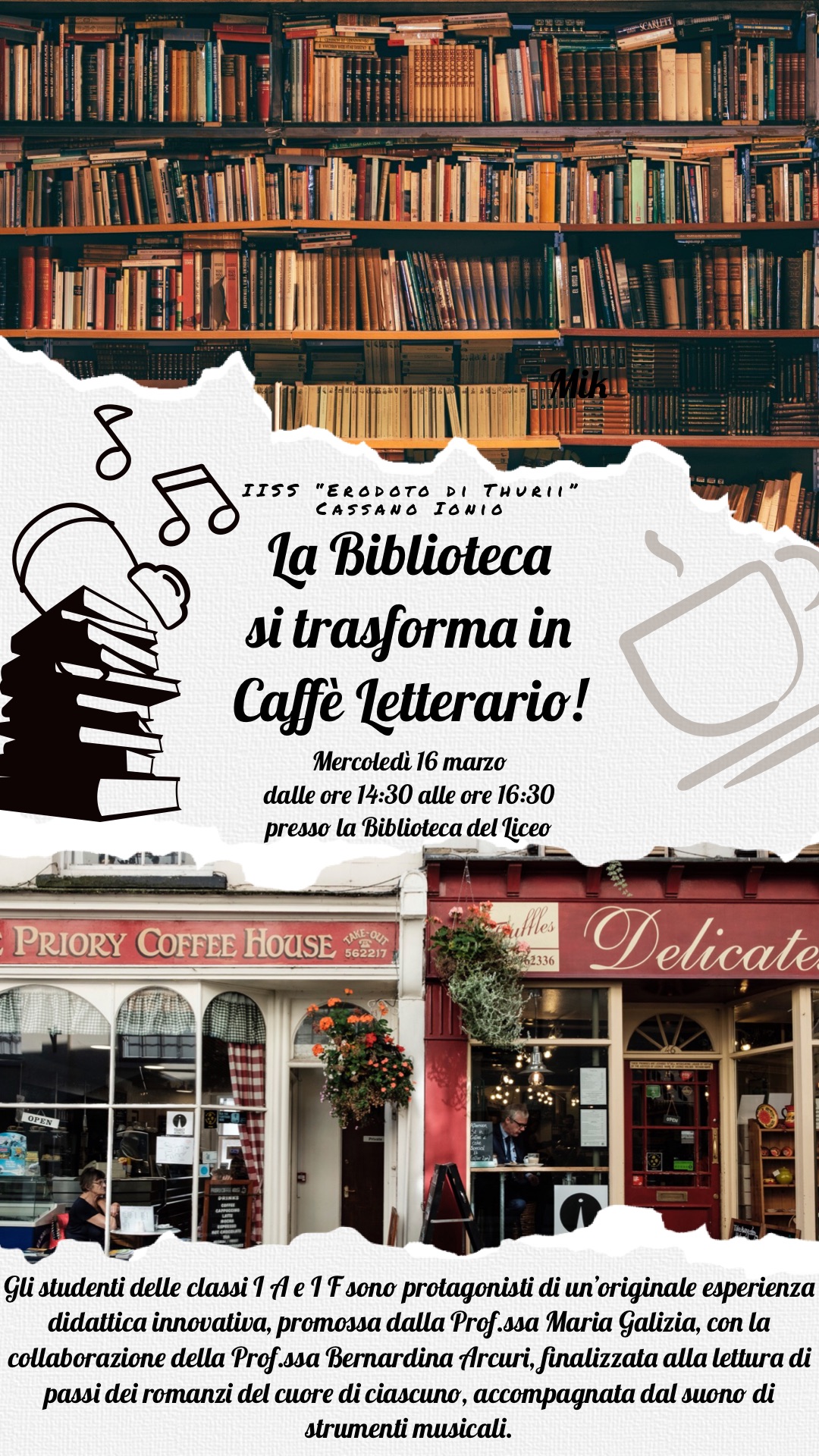 Caffè Letterario Biblioteca3