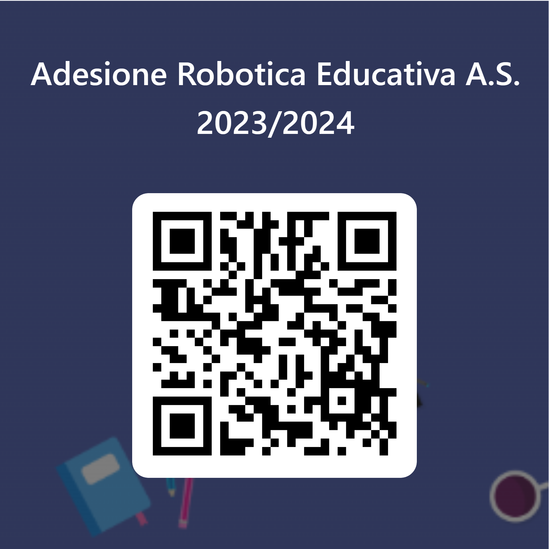 QRCode per Adesione Robotica Educativa A.S. 2023 2024